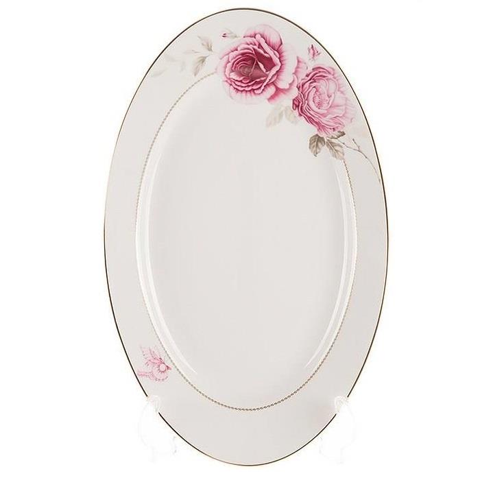 دیس چینی زرین ایران مدل ایتالیا اف طرح Rose Flower2